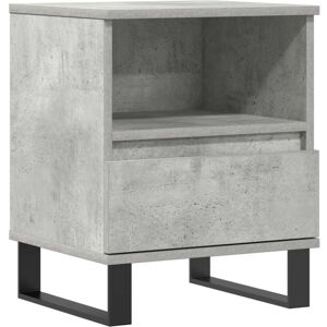 (concrete grey, 1 pcs) vidaXL Bedside Cabinets Nightstand Side Table Bed Cabinet (concrete grey, 1 pcs) vidaXL Bedside Cabinets Nightstand Side Table Bed Cabinet