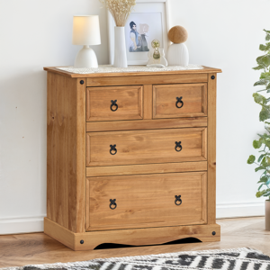 Mercers Furniture Corona Compact 2+2 Chest Solid Pine bedroom Furniture Mercers Furniture Corona Compact 2+2 Chest Solid Pine bedroom Furniture