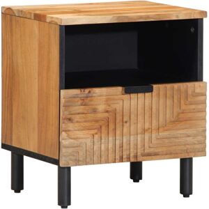 (1 pcs) vidaXL Bedside Cabinets 2 pcs 40x33x46 cm Solid Wood Acacia bedside tabl (1 pcs) vidaXL Bedside Cabinets 2 pcs 40x33x46 cm Solid Wood Acacia bedside tabl