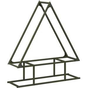 (olive green, 80 x 25 x 90 cm) vidaXL Firewood Rack Black 50x25x60 cm Cold-rolle (olive green, 80 x 25 x 90 cm) vidaXL Firewood Rack Black 50x25x60 cm Cold-rolle