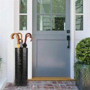 Exogio Freestanding Umbrella Stand, Entryway White Exogio Freestanding Umbrella Stand, Entryway White