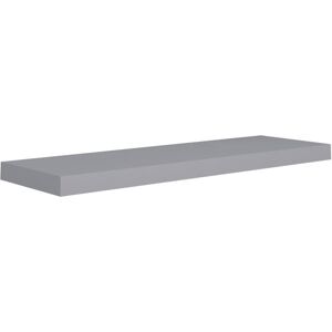 vidaXL - Wall Mounted Floating Shelf in Gray Honeycomb MDF & Metal Easy Install vidaXL - Wall Mounted Floating Shelf in Gray Honeycomb MDF & Metal Easy Install