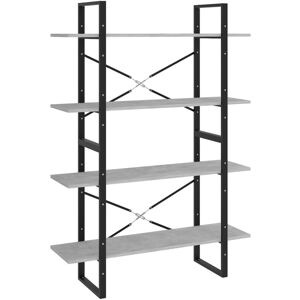 vidaXL 4-Tier Book Cabinet Home Living Room Office Furniture Storage Rack Organs vidaXL 4-Tier Book Cabinet Home Living Room Office Furniture Storage Rack Organs