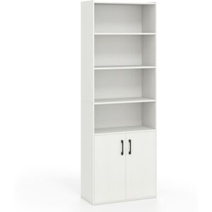 Costway 178 CM Bookcase 6-tier Modern Style Storage Cabinet-White Costway 178 CM Bookcase 6-tier Modern Style Storage Cabinet-White