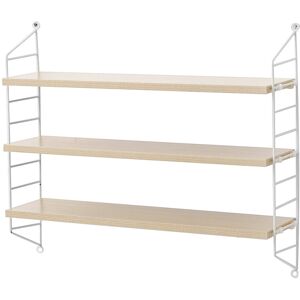 GreenZech (White) 3 Tiers Wall Mounted Shelf Punch-free Hanging Storage Rack Bedroom Books GreenZech (White) 3 Tiers Wall Mounted Shelf Punch-free Hanging Storage Rack Bedroom Books