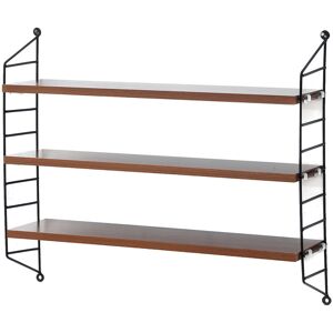 GreenZech (Black) 3 Tiers Wall Mounted Shelf Punch-free Hanging Storage Rack Bedroom Books GreenZech (Black) 3 Tiers Wall Mounted Shelf Punch-free Hanging Storage Rack Bedroom Books