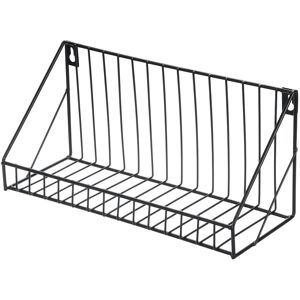 GreenZech (Black) Vintage Creative Wall Storage Rack Industrial Style Iron Shelf Holder Di GreenZech (Black) Vintage Creative Wall Storage Rack Industrial Style Iron Shelf Holder Di