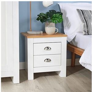KOSY KOALA 5-Drawer Dresser with Light Wood Top, White Bedroom Storage Chest KOSY KOALA 5-Drawer Dresser with Light Wood Top, White Bedroom Storage Chest