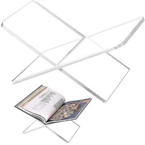 Unbranded Book Holder, Clear Acrylic Book Holder, Open Large Book Display Stand Transparen Unbranded Book Holder, Clear Acrylic Book Holder, Open Large Book Display Stand Transparen