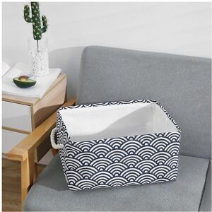 Unbranded Foldable linen storage box with cotton handles, medium cloud cube, dimensions 36 Unbranded Foldable linen storage box with cotton handles, medium cloud cube, dimensions 36