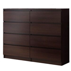 WHATSIZE ENTERPRISE (Wenge, 40D x 120W x 97H cm (8 Drawers)) Drawer Dresser – Modern Wooden Chest fo WHATSIZE ENTERPRISE (Wenge, 40D x 120W x 97H cm (8 Drawers)) Drawer Dresser – Modern Wooden Chest fo