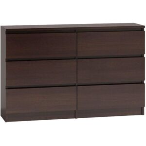 WHATSIZE ENTERPRISE (Wenge, 30D x 120W x 77H cm (6 Drawers)) Drawer Dresser – Modern Wooden Chest fo WHATSIZE ENTERPRISE (Wenge, 30D x 120W x 77H cm (6 Drawers)) Drawer Dresser – Modern Wooden Chest fo