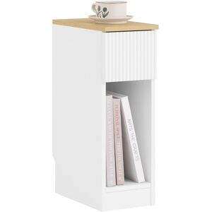 SoBuy White Narrow Bedside Table - Bedside Furniture SoBuy White Narrow Bedside Table - Bedside Furniture