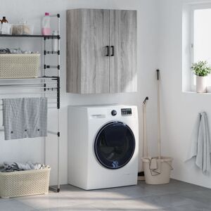 vidaXL Wall Mounted Cabinet Grey Sonoma 69.5x34x90 cm vidaXL Wall Mounted Cabinet Grey Sonoma 69.5x34x90 cm