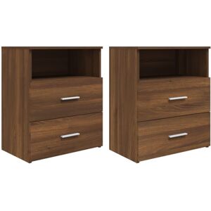 (brown oak, 2) vidaXL Bed Cabinet Bedside Cabinet Storage Cabinet Nightstand Bed (brown oak, 2) vidaXL Bed Cabinet Bedside Cabinet Storage Cabinet Nightstand Bed