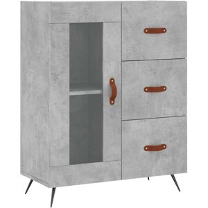 (concrete grey) vidaXL Sideboard Storage Side Cabinet Cupboard Sonoma Oak Engine (concrete grey) vidaXL Sideboard Storage Side Cabinet Cupboard Sonoma Oak Engine