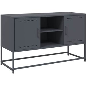 vidaXL Anthracite Steel TV Cabinet - Entertainment Centre vidaXL Anthracite Steel TV Cabinet - Entertainment Centre