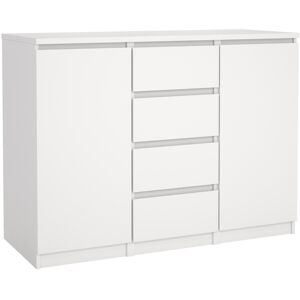 Furniture To Go Naia Sideboard 4 Drawers 2 Doors in White Furniture To Go Naia Sideboard 4 Drawers 2 Doors in White