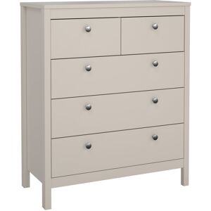 Furniture To Go Madrid Chest 3+2 Drawers in Cashmere Furniture To Go Madrid Chest 3+2 Drawers in Cashmere