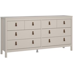 Furniture To Go Barcelona Double Dresser 4+4 Drawers in Cashmere Furniture To Go Barcelona Double Dresser 4+4 Drawers in Cashmere