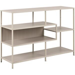 Furniture To Go Seaford Wide Grey Steel Bookcase With 4 Grey Melamine Shelves Furniture To Go Seaford Wide Grey Steel Bookcase With 4 Grey Melamine Shelves