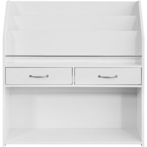 SoBuy KMB39-W White Kids Bookcase - 3 Shelves, 2 Drawers - Kids Bookcase SoBuy KMB39-W White Kids Bookcase - 3 Shelves, 2 Drawers - Kids Bookcase