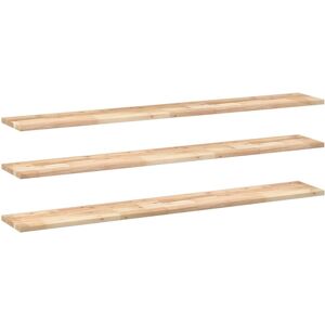 vidaXL Floating Shelves Storage Wall Shelf 3 pcs Untreated Solid Wood Acacia vidaXL Floating Shelves Storage Wall Shelf 3 pcs Untreated Solid Wood Acacia