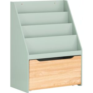 SoBuy Children Bookcase Toy Shelf - Green - Storage Chest - 4 Shelves - 62x30x80cm SoBuy Children Bookcase Toy Shelf - Green - Storage Chest - 4 Shelves - 62x30x80cm