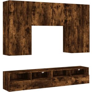 VIDAXL Wall-mounted TV Unit Fumé Oak - 80x30x41cm VIDAXL Wall-mounted TV Unit Fumé Oak - 80x30x41cm