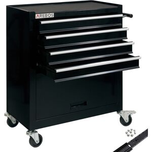 AREBOS 4-Drawer +Compartment Tool Cabinet Garage Tool Chest with Wheels Workshop AREBOS 4-Drawer +Compartment Tool Cabinet Garage Tool Chest with Wheels Workshop