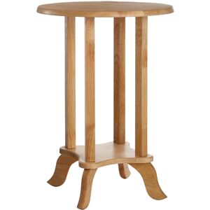 Premier Housewares Small Side Table for Living Room Wooden Round Bedside Table Premier Housewares Small Side Table for Living Room Wooden Round Bedside Table
