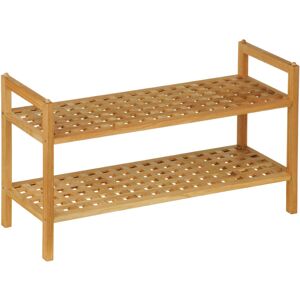 Premier Madera 2 Tier Shoe Rack Made of high Qaulity Walnut Wood & Stylish Look Premier Madera 2 Tier Shoe Rack Made of high Qaulity Walnut Wood & Stylish Look