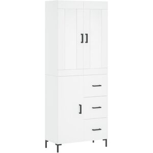vidaXL Sideboard 69.5x34x180 cm White Durable Wood Metal vidaXL Sideboard 69.5x34x180 cm White Durable Wood Metal