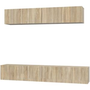 VidaXL 5 Piece TV Cabinet Set-TV Stand-Television Unit Sonoma Oak Engineered Wood 55085 VidaXL 5 Piece TV Cabinet Set-TV Stand-Television Unit Sonoma Oak Engineered Wood 55085