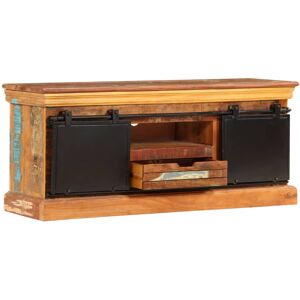 VidaXL TV Cabinet-TV Stand-Television Unit 110x30x45 cm Solid Reclaimed Wood 513974 VidaXL TV Cabinet-TV Stand-Television Unit 110x30x45 cm Solid Reclaimed Wood 513974