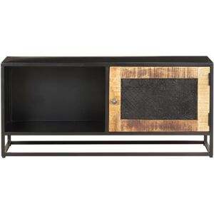 VidaXL TV Cabinet-TV Stand-Television Unit 90x30x40 cm Rough Mango Wood 715776 VidaXL TV Cabinet-TV Stand-Television Unit 90x30x40 cm Rough Mango Wood 715776
