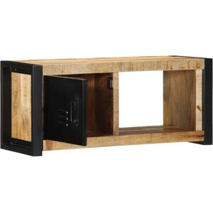 VidaXL TV Cabinet-TV Stand-Television Unit 80x30x35 cm Solid Rough Wood Mango 782057 VidaXL TV Cabinet-TV Stand-Television Unit 80x30x35 cm Solid Rough Wood Mango 782057
