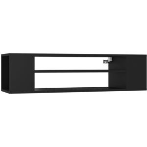 VidaXL Hanging TV Cabinet-TV Stand-Television Unit Black 100x30x26.5 cm Engineered Wood VidaXL Hanging TV Cabinet-TV Stand-Television Unit Black 100x30x26.5 cm Engineered Wood