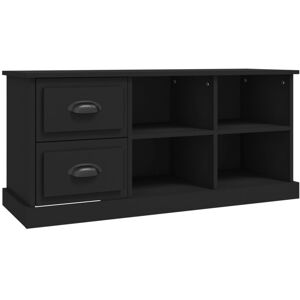VidaXL TV Cabinet-TV Stand-Television Unit Black 102x35.5x47.5 cm Engineered Wood 33524 VidaXL TV Cabinet-TV Stand-Television Unit Black 102x35.5x47.5 cm Engineered Wood 33524