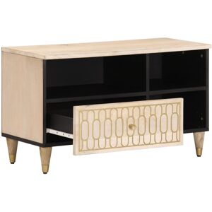 VidaXL TV Cabinet-TV Stand-Television Unit 80x33x46 cm Solid Wood Mango 714256 VidaXL TV Cabinet-TV Stand-Television Unit 80x33x46 cm Solid Wood Mango 714256