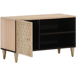 VidaXL TV Cabinet-TV Stand-Television Unit 80x31x46 cm Solid Wood Mango 466879 VidaXL TV Cabinet-TV Stand-Television Unit 80x31x46 cm Solid Wood Mango 466879