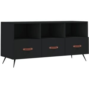 VidaXL TV Cabinet-TV Stand-Television Unit Black 102x36x50 cm Engineered Wood 738177 VidaXL TV Cabinet-TV Stand-Television Unit Black 102x36x50 cm Engineered Wood 738177