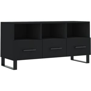 VidaXL TV Cabinet-TV Stand-Television Unit Black 102x36x50 cm Engineered Wood 890268 VidaXL TV Cabinet-TV Stand-Television Unit Black 102x36x50 cm Engineered Wood 890268