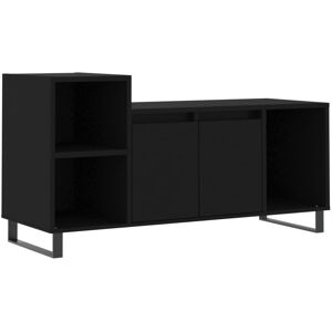 VidaXL TV Cabinet-TV Stand-Television Unit Black 100x35x55 cm Engineered Wood 790671 VidaXL TV Cabinet-TV Stand-Television Unit Black 100x35x55 cm Engineered Wood 790671