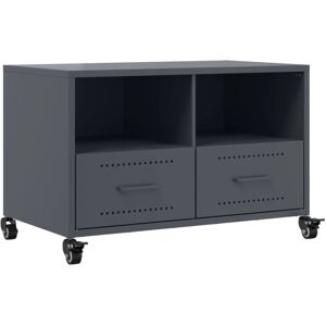 VidaXL TV Cabinet-TV Stand-Television Unit Anthracite 68x39x43.5 cm Steel 460211 VidaXL TV Cabinet-TV Stand-Television Unit Anthracite 68x39x43.5 cm Steel 460211