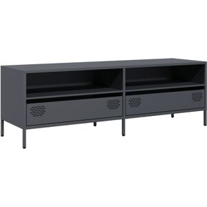 VidaXL TV Cabinet-TV Stand-Television Unit Anthracite 135x39x43.5 cm Cold-rolled Steel VidaXL TV Cabinet-TV Stand-Television Unit Anthracite 135x39x43.5 cm Cold-rolled Steel