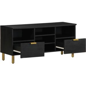 VidaXL TV Cabinet-TV Stand-Television Unit Black 100x33x46 cm Engineered Wood 618773 VidaXL TV Cabinet-TV Stand-Television Unit Black 100x33x46 cm Engineered Wood 618773