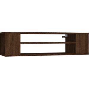 VidaXL Hanging TV Cabinet-TV Stand-Television Unit Brown Oak 100x30x26.5 cm Engineered VidaXL Hanging TV Cabinet-TV Stand-Television Unit Brown Oak 100x30x26.5 cm Engineered