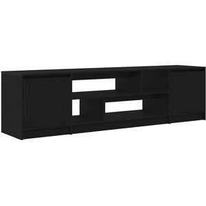 VidaXL TV Cabinet-TV Stand-Television Unit Black Oak 188.5x41x50 cm Engineered Wood 439 VidaXL TV Cabinet-TV Stand-Television Unit Black Oak 188.5x41x50 cm Engineered Wood 439