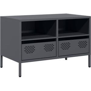 VidaXL TV Cabinet-TV Stand-Television Unit Anthracite 68x39x43.5 cm Cold-rolled Steel 3 VidaXL TV Cabinet-TV Stand-Television Unit Anthracite 68x39x43.5 cm Cold-rolled Steel 3